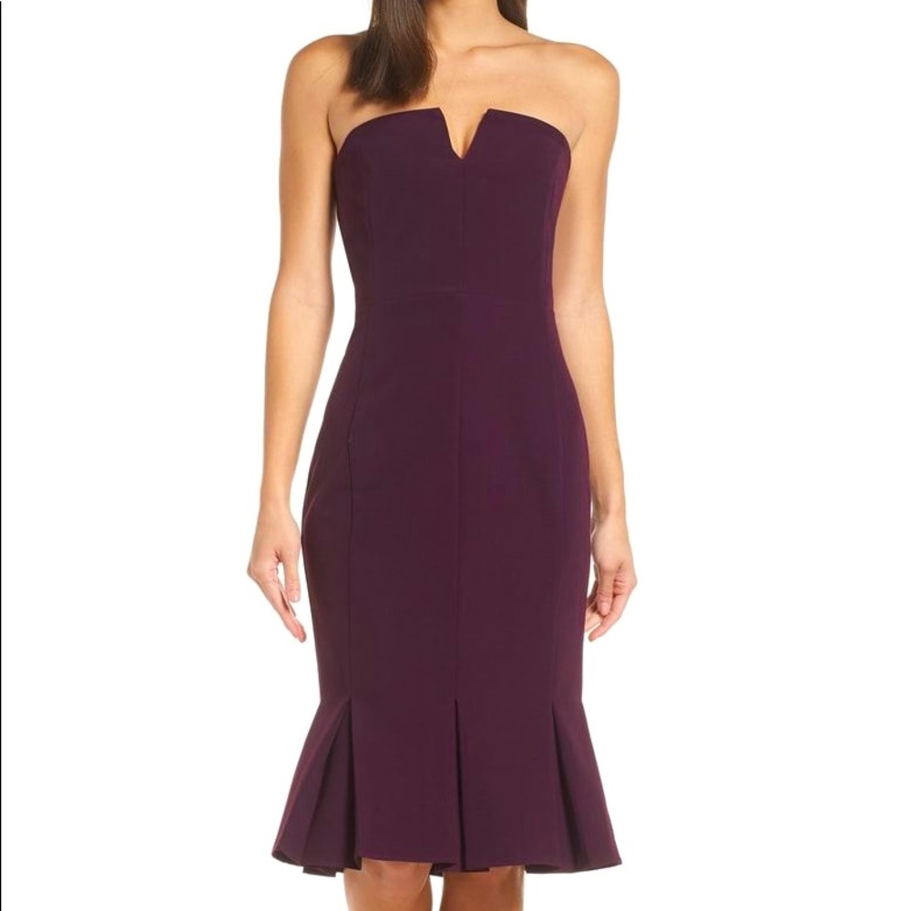 Adelyn Rae Alexis Strapless Mermaid Dress